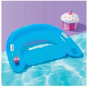 Inflatable Chill Lounge Chair Blue - Sun Squad™